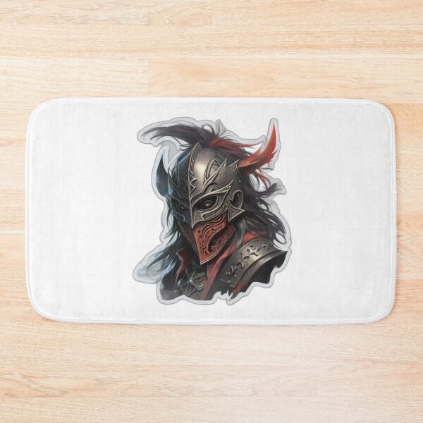 Item preview, Masked Dread: Fantasy Scary Warrior designed and sold by DreamLoreArt.
