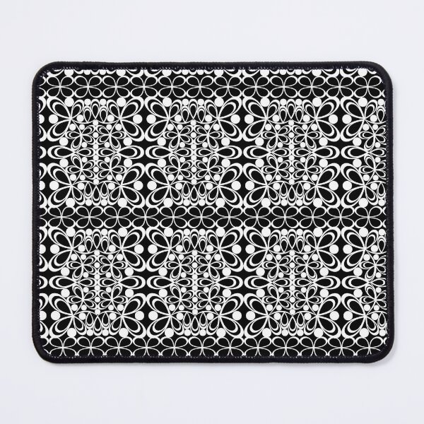 Item preview, White lace on a black background designed and sold by AneissPiaf.