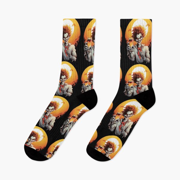 Item preview, Happy Halloween Creepy Clown Drinking Moon designed and sold by lpsubcult.