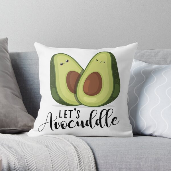 avocado cuddle pillow