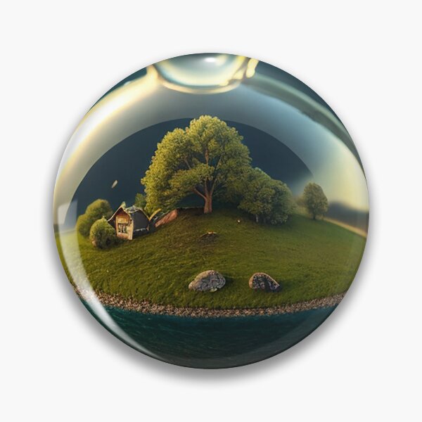 Item preview, Microcosmic Marvel: Miniature Landscape in a Water Droplet designed and sold by DesignPalaceLk.