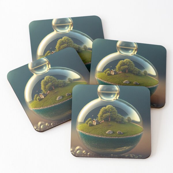 Item preview, Microcosmic Marvel: Miniature Landscape in a Water Droplet designed and sold by DesignPalaceLk.