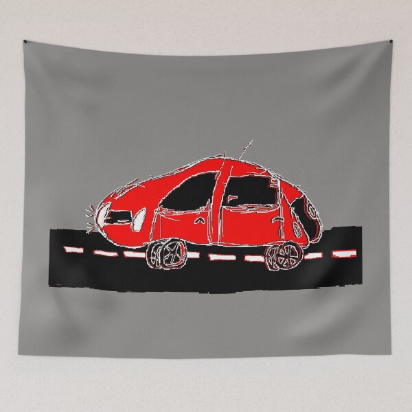 Item preview, car childrens drawing pencil pixelart designed and sold by 4rpixs.