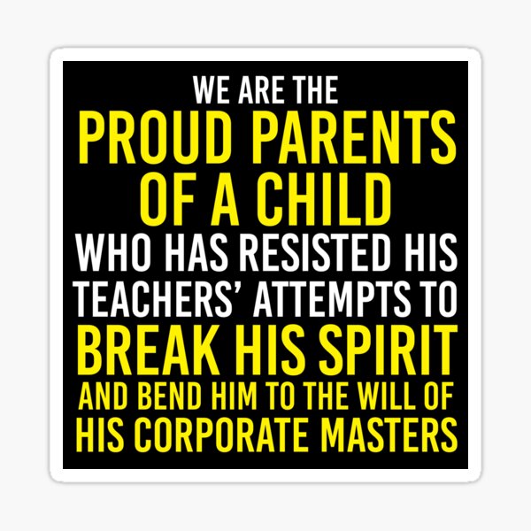 Item preview, Proud Parents Resistance George Carlin Quote designed and sold by DickVanDork.