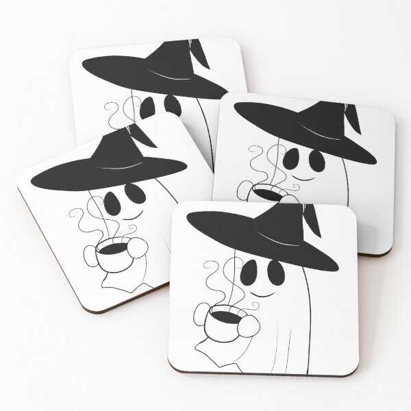 Item preview, Witchy Ghost with Tea designed and sold by ChronicCrafting.