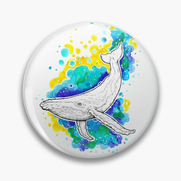 Item preview, Humpback Whale Watercolor designed and sold by Motivburg.