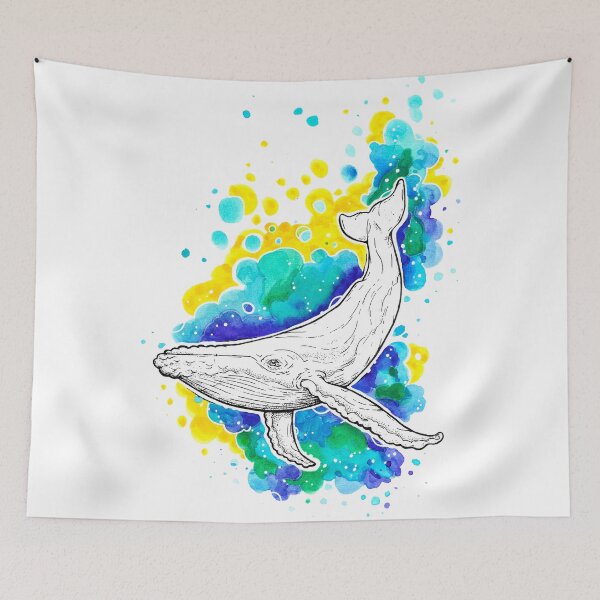 Item preview, Humpback Whale Watercolor designed and sold by Motivburg.