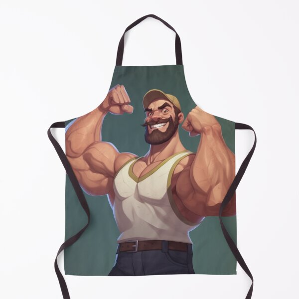 Item preview, Muscular Beefcake - Decorative Poster designed and sold by InkDazzle.