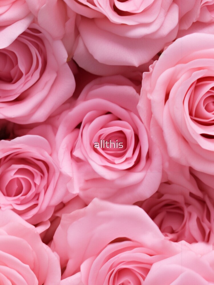 Thumbnail 4 of 4, iPhone Case, Pink Roses designed and sold by allthis.