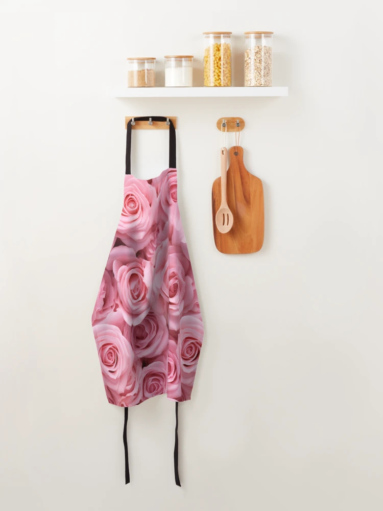 Thumbnail 4 of 6, Apron, Pink Roses designed and sold by allthis.