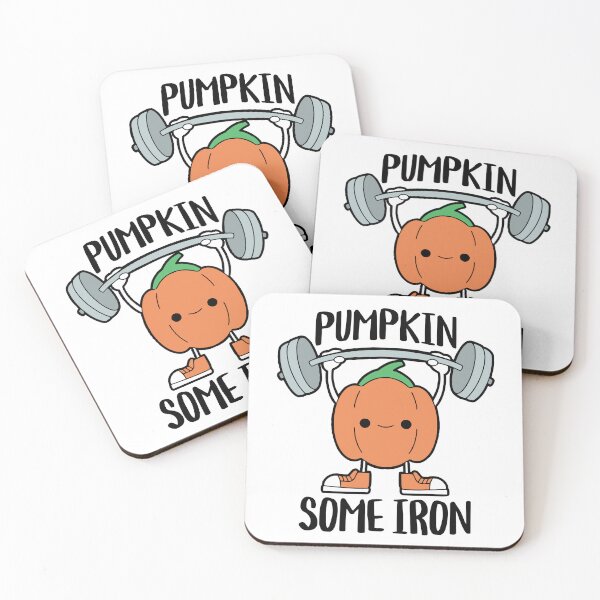 Item preview, Pumpkin Some Iron Spooky Halloween Workout Gym Lifting Pun  designed and sold by KaoKlong.