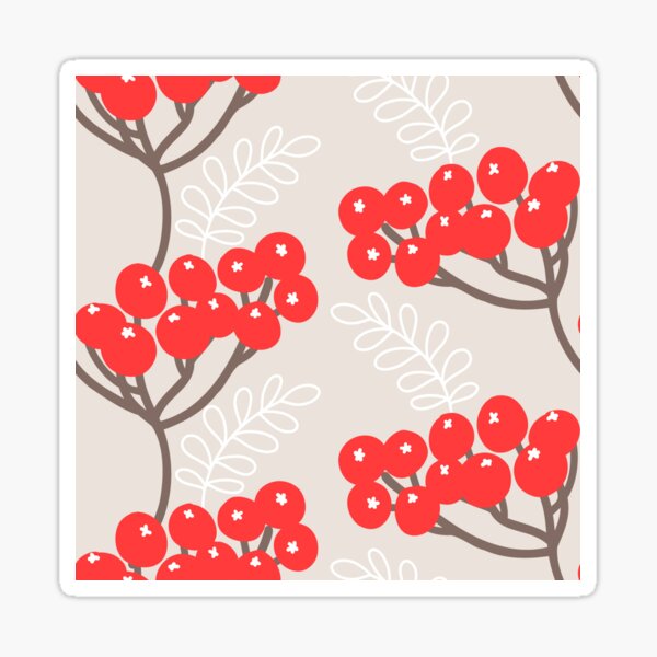 Item preview, Seasonal Autumn Berries Botanical Nature pattern designed and sold by Nicola-Rowe.