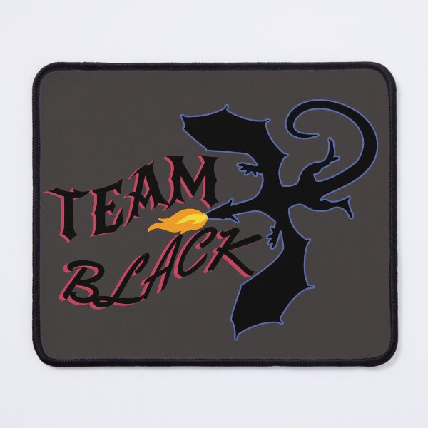 Item preview, "Blazing Black Dragons: Fear the Flames" Team black dragon design designed and sold by Thehobbiehouse.
