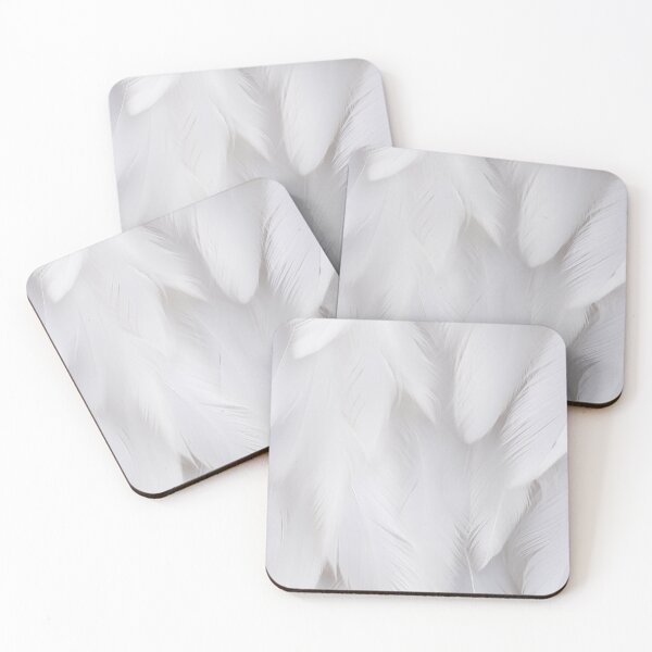 Item preview, White Feathers Pattern designed and sold by allthis.