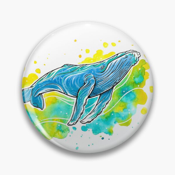 Item preview, Humpback Whale Watercolor designed and sold by Motivburg.
