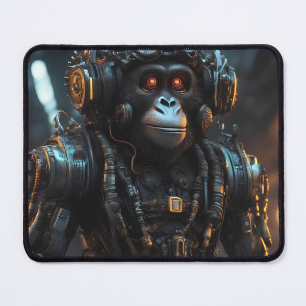 Item preview, Steampunk chimp designed and sold by Maths-4-Nerds.