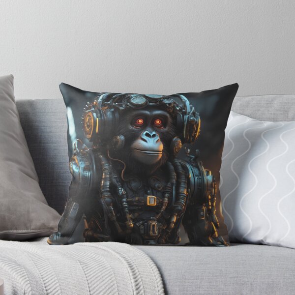 Item preview, Steampunk chimp designed and sold by Maths-4-Nerds.