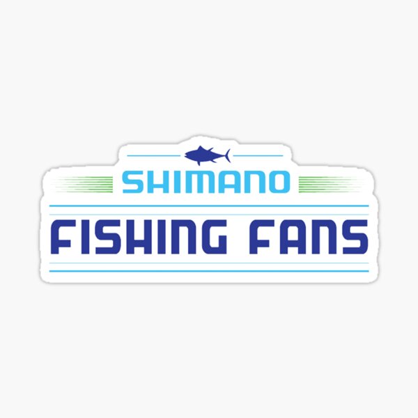 Shimano Fishing Fans Sticker for Sale by talankris