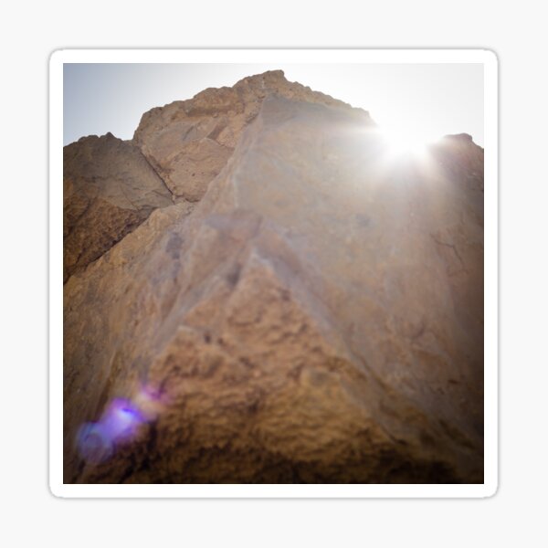 Sun Flare at Masada Sticker