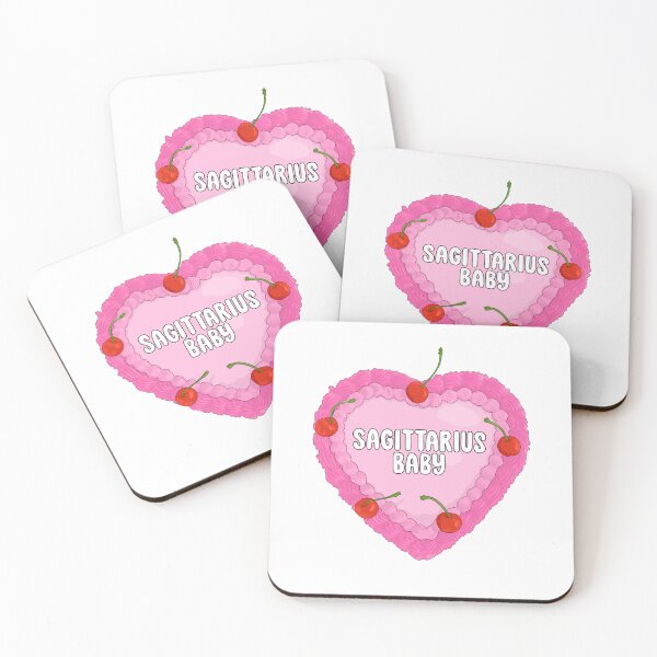 Item preview, Sagittarius star sign heart cake design  designed and sold by Designs by CJK.