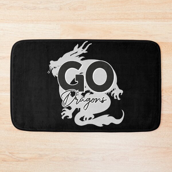 Item preview, Dragons Team Mascot School Spirit Game Night Dragon Skin Fan  designed and sold by smartrocket.