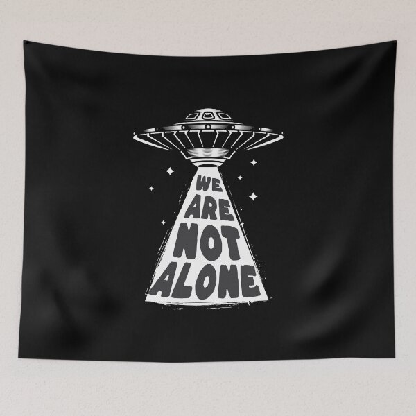 Item preview, "We Are Not Alone" - Cosmic Believers Tee designed and sold by WildWoodWaver.