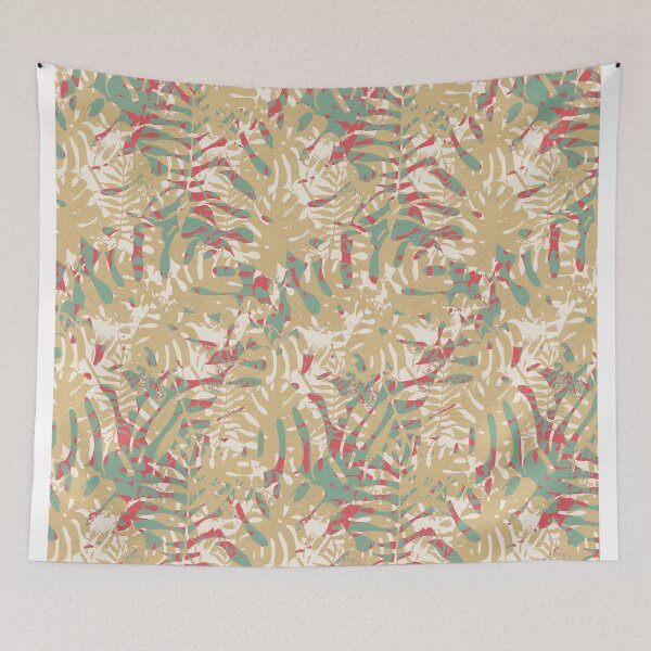 Item preview, Tropical cutout beige designed and sold by Alessandro Remo Mazzoni Remotextiles.