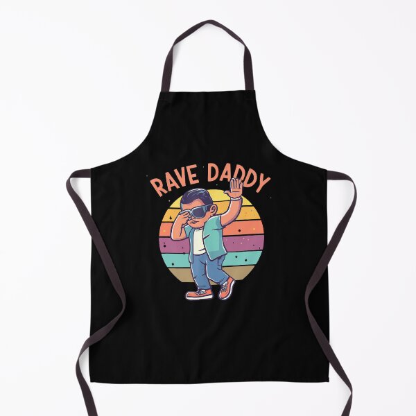 Item preview, Rave Daddy Retro Dad Dabbing in Vibrant Club designed and sold by MissRasheedHam.