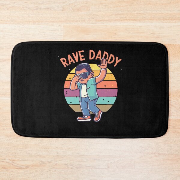 Artikelvorschau, Rave Daddy Retro Dad Dabbing im Vibrant Club entworfen und verkauft von MissRasheedHam.