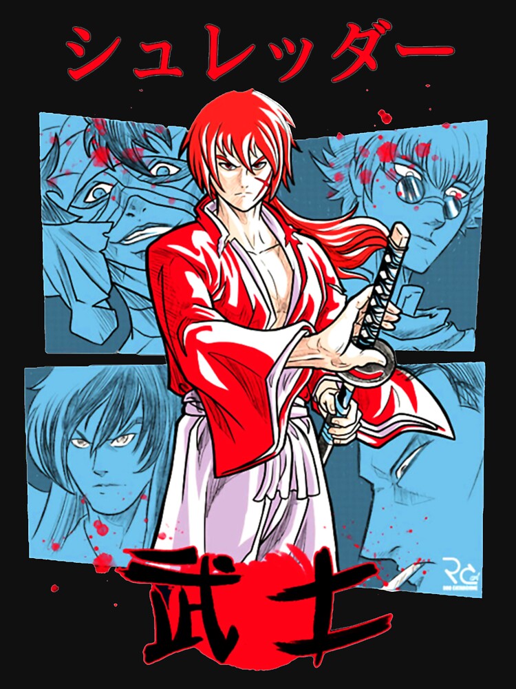 Rurouni Kenshin Tshirt - Aoshi Battousai Anime Poster Essential T-Shirt  for Sale by eckstromvan