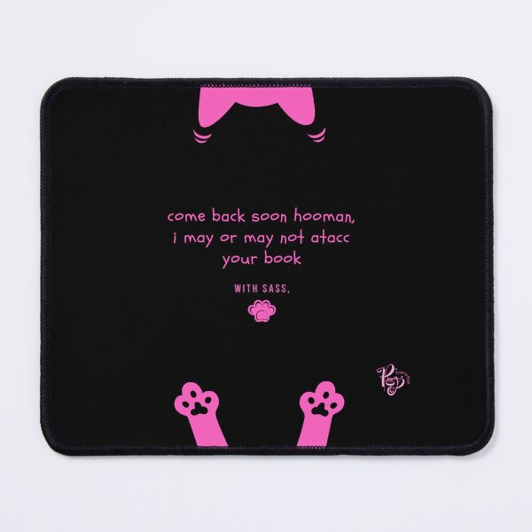 Item preview, Sassy Cat With Sass (black and pink) designed and sold by ProsetoPrint.