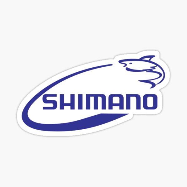 Big Shimano Blue Sticker for Sale by talankris