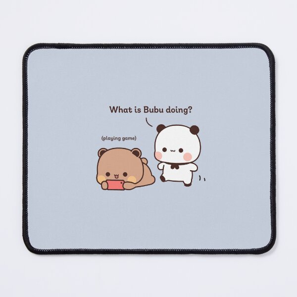 Item preview, Bubu and Dudu Everyday | Bear Couple | Panda Yier | Bubu Brownie Bear Sticker designed and sold by valeriehsin.