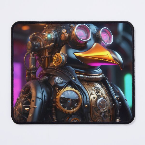 Item preview, Steampunk penguin designed and sold by Maths-4-Nerds.