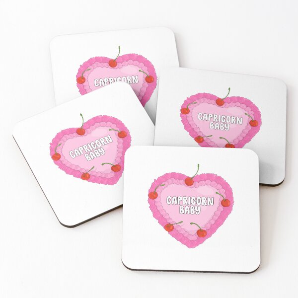 Item preview, Capricorn star sign heart cake design  designed and sold by Designs by CJK.