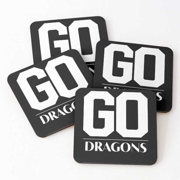 Item preview, Dragons Team Mascot School Spirit Game Night Dragon Skin Fan  designed and sold by smartrocket.