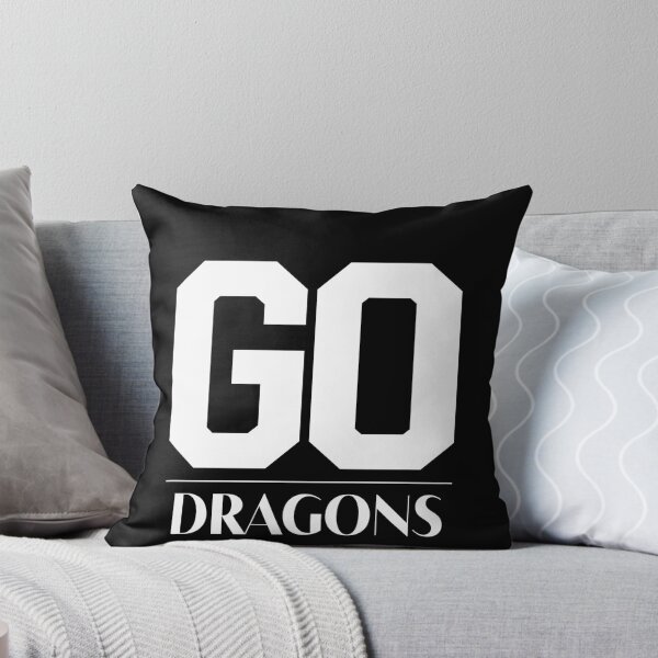 Item preview, Dragons Team Mascot School Spirit Game Night Dragon Skin Fan  designed and sold by smartrocket.