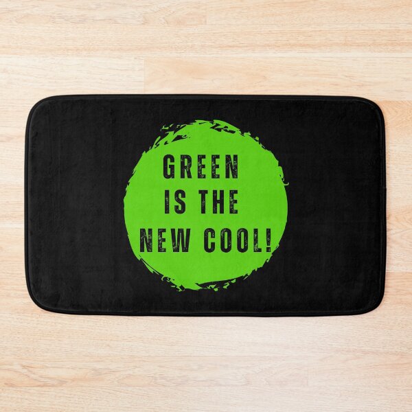 Item preview, GREEN IS THE NEW COOL designed and sold by Liza36designs.