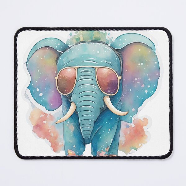 Item preview, Cool Elephant with his cool glasses. designed and sold by Natcharee.