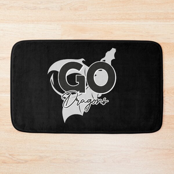 Item preview, Dragons Team Mascot School Spirit Game Night Dragon Skin Fan  designed and sold by smartrocket.
