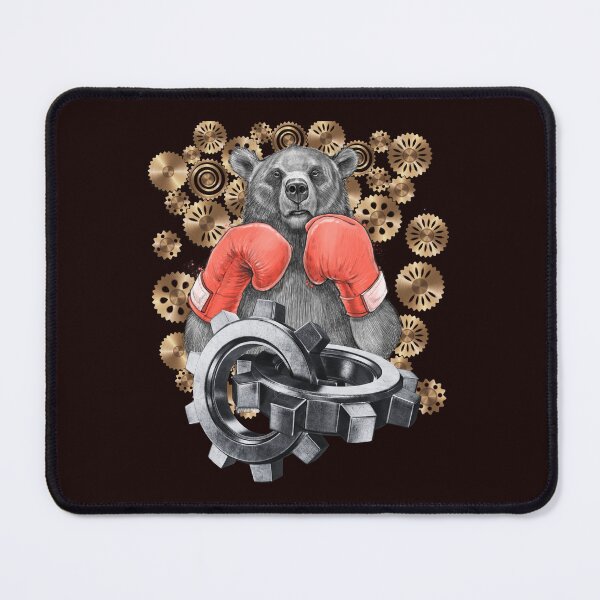Item preview, Boxing Grizzly with gear Fanny Gift For  Boxer, mechanic, husband or friend designed and sold by DSoriaDesign.