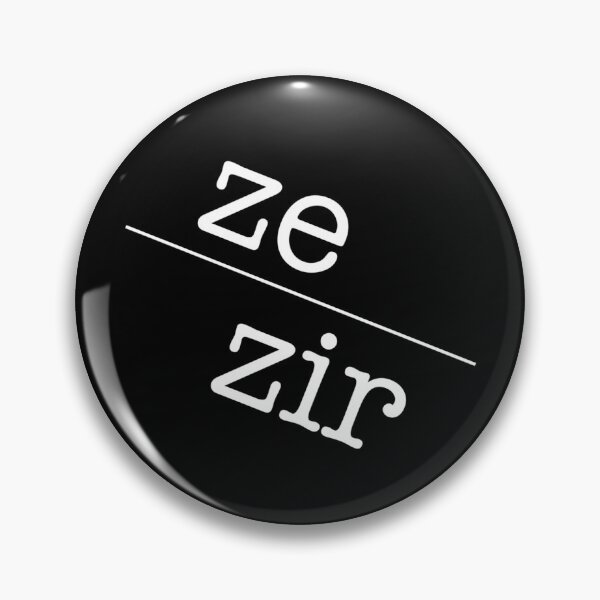 Item preview, Ze Zir Gender Identity Pronoun LGBTQ+ Inclusive  designed and sold by The Junto Shop.