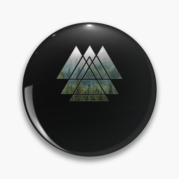 Artikelvorschau, Sacred Geometry Triangles Misty Forest entworfen und verkauft von LacieaIrizarry.