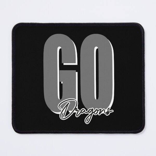 Item preview, Dragons Team Mascot School Spirit Game Night Dragon Skin Fan designed and sold by smartrocket.