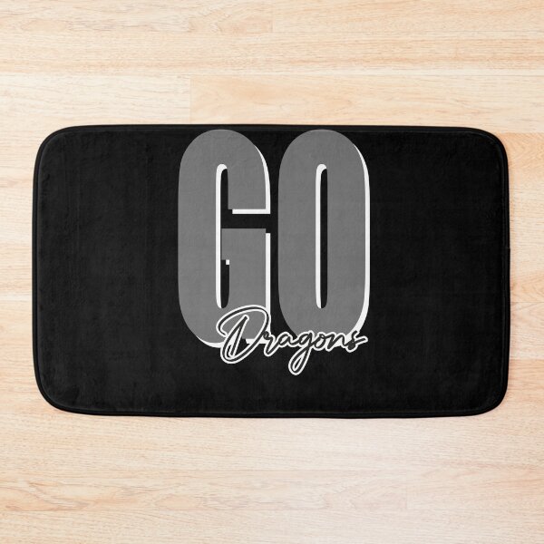 Item preview, Dragons Team Mascot School Spirit Game Night Dragon Skin Fan  designed and sold by smartrocket.