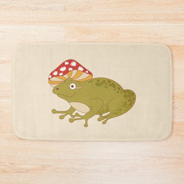 Item preview, Frog with mushroom. Cute toad. designed and sold by CoCoArt-Ua.
