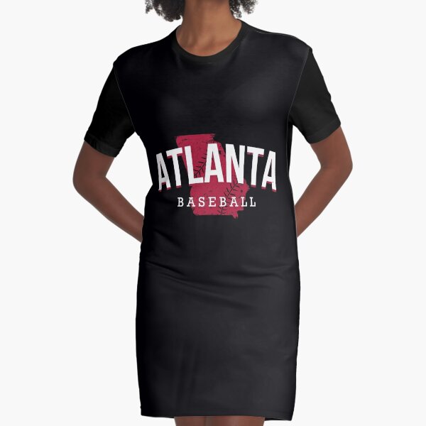 Girls Baseball Dress Girls MLB Dress Atlanta Braves Dress 