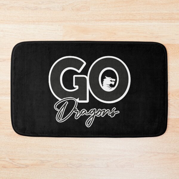 Item preview, Dragons Team Mascot School Spirit Game Night Dragon Skin Fan  designed and sold by smartrocket.