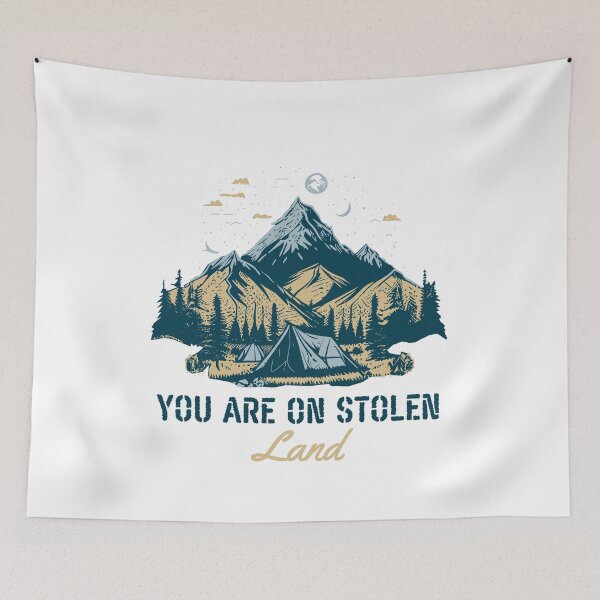 Item preview, You Are On Stolen Land Native Americans designed and sold by sleekartist.