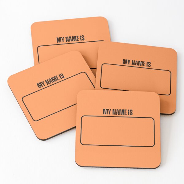 Item preview, My Name is Tag (in Orange Colour) designed and sold by KayLadyBug.